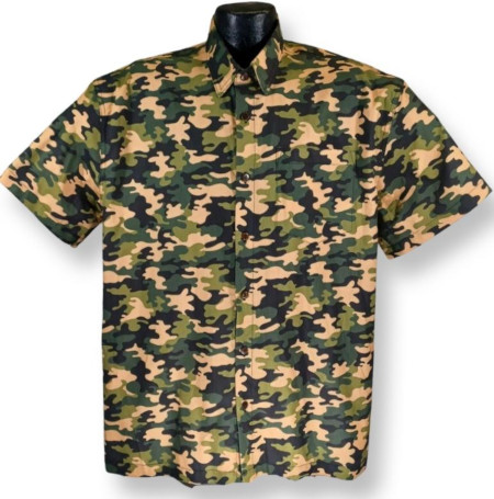 Camouflage Hawaiian Shirt
